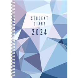 Collins Colplan Student Diary A5 Week To View Spiral Bound Geo Triangle