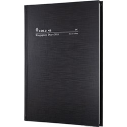 Collins Kingsgrove Diary A4 Day To Page Black *** Sold Out 2024 ***