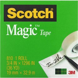 Scotch 810 MagicTape 19mmx32.9m