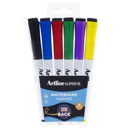 Artline Eraser Cap Whiteboard Marker Assorted