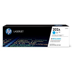 HP 202A LaserJet Toner Cartridge Cyan CF501A