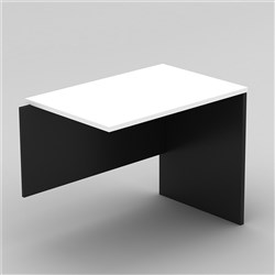 OM Classic Desk Return 720Hx1200Wx600mmD White and Charcoal