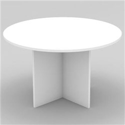 OM Classic Round Meeting Table 720Hx900mm Diameter All White