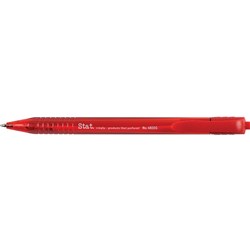 Stat Retractable Ballpoint Pen Medium 1mm Red Available in Boxes of 12