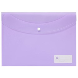 Marbig® Doculope Document Wallet A4 Pastel Purple