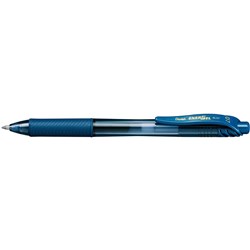 Pental BL07 Energel X Gel Pen Retractable Fine 0.7mm Navy