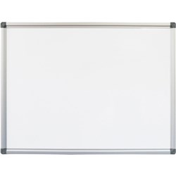 Rapidline Porcelain Whiteboard 900W x 600mmH Aluminum Frame