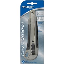 Westcott Professional Office Cutter Knife 18mm Black