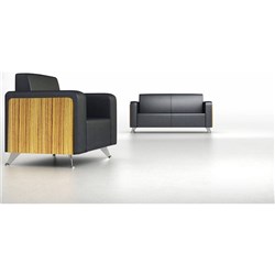Novara Sofa Suite W 1700 x D 710 x H 710mm Black