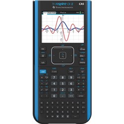 Texas Instrument TI-Nspire? CXII CAS Colour Graphing Calculator Black And Blue