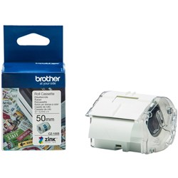 Brother CZ-1005 Cassette Roll 50mm x 5mm White