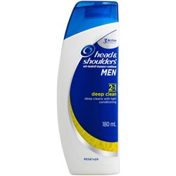 Head & Shoulders 2 IN 1 Deep Clean for Men 180ml