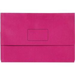 Marbig Document Wallet A3 Slimpick Pink Bright