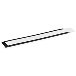 Durable Magnetic C-Profile Strips 30 x 200mm Charcoal Pack of 50