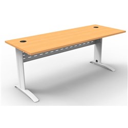 Rapidline Rapid Span Straight Desk 1800W x 700mmD x 730mmH Beech/White