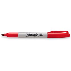 SHARPIE FINE POINT MARKER Permanent 1.0mm Fine Racey Red