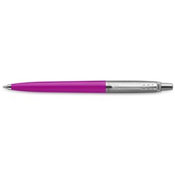 Parker Jotter Originals Ballpoint Pen Magenta Barrel Stainless Clip Refill Blue