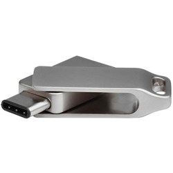 Shintaro 32GB Pocket Disk Drive USB-C With On The Go Functionality Silver