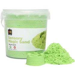 EC Sensory Magic Sand 1KG Tub Green