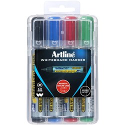 rtline 577 Whiteboard Markers Bullet 3mm Assorted Colours Hard Case Pack Of 4
