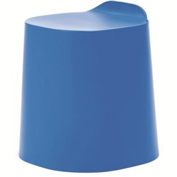 Buro Peekaboo Student Stool Stackable Lightweight Strong Poly Shell Dodger Blue