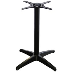 Astoria Hospitality Table Base Suits Top Size Up To 800W x 800mmD Square Black