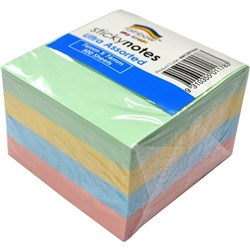 Rainbow My Craft Sticky Notes 76x76mm Ultra Assorted Pastel 500 Sheets