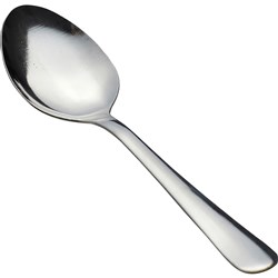 Connoisseur Flat Dessert Spoon Stainless Steel 175mm Pack of 24