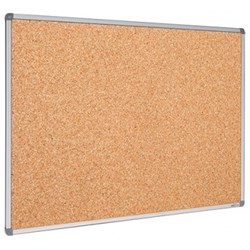 Visionchart Cork Pinboard Aluminium Frame 1800x1200mm