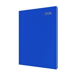 Collins Essential Diary A4 Day To Page Blue 2023