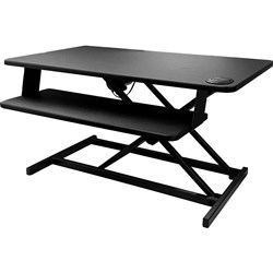 Elevar MaxiShift-LE Electric Sit-Stand Desk Riser 900W x 530D x 150-475mmH Black