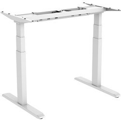 Ergovida Electric Sit-Stand Desk Frame Only 1000 -1700Wx 750Dx620-1280mmH White