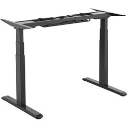 Ergovida Electric Sit-Stand Desk Frame Only 1000 -1700Wx x750Dx620-1280mmH Grey