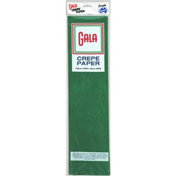 Alpen Gala Crepe Paper 240 x 50cm National Green Pack of 12