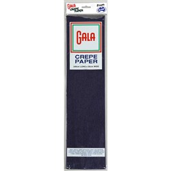 Alpen Gala Crepe Paper 240 x 50cm Navy Pack of 12