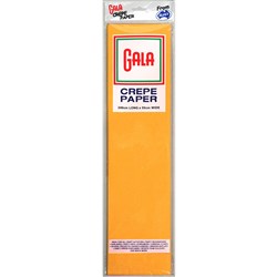 Alpen Gala Crepe Paper 240 x 50cm National Gold Pack of 12