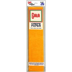 Alpen Gala Crepe Paper 240 x 50cm Honey Pack of 12