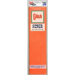 Alpen Gala Crepe Paper  240 x 50cm Orange Pack of 12