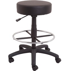 Rapidline DS Counter Stool Round Seat Black
