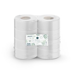 Regal Eco Recycled 1 Ply Jumbo Toilet Paper Rolls 500m 1 Ply Pack of 8