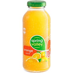 Spring Valley Orange Juice 250ml Glass Bottle Pack Of 30