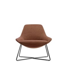 Rapidline Lutie Club Lounge Chair 1 Seater 755W x 730D x 760mmH Rustic Fabric