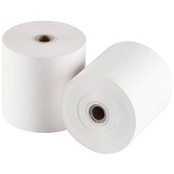 Cash Registered Rolls 76 x 76 x 11.5mm Lint Free White Pack Of 4 Not Avail Until Nov 24