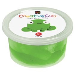 Educational Colours CreativeClay 100gm Light Green