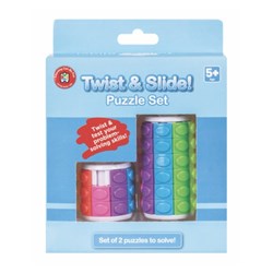 Learning Can Be Fun Twist And Slide Puzzle Set of 2