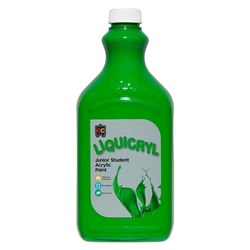 EC Liquicryl Student Paint 2 Litres Leaf Green