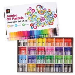 EC Jumbo Oil Pastels Classroom Pack of 432