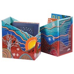 Elizabeth Richards Book Boxes Indigenous Seasons Design Pack of 5