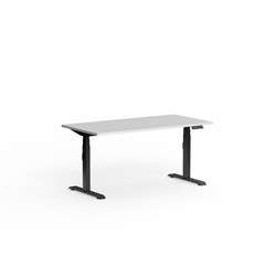 OLG Klass Electric Height Adjustable Desk 1500W x 600D x 620-1270mmH White/Black