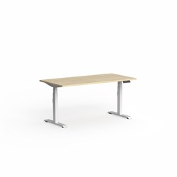 OLG Klass Electric Height Adjustable Desk 1500W x 600D x 620-1270mmH Oak/White